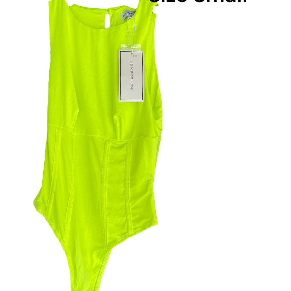 Neon Yellow Bodysuit